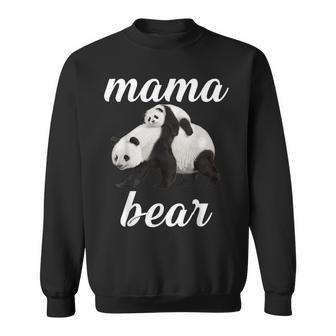 Great Graphic Design Panda Mama Bear Mother Day Sweatshirt - Thegiftio UK