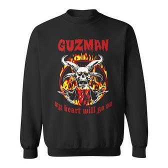 Guzman Name Gift Guzman Name Halloween Gift Sweatshirt - Seseable