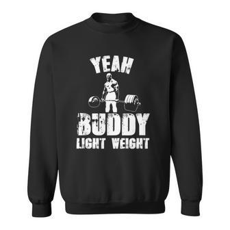 Gym Lightweight Gifts Funny Bodybuilding Weightlifter Sweatshirt | Mazezy