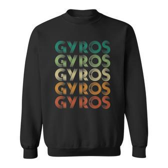 Gyros Greece Greek Foot Malaka Sweatshirt | Mazezy