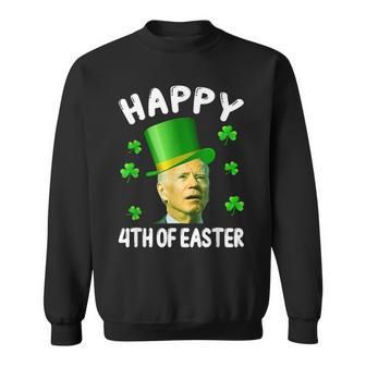 Happy 4Th Of Easter Funny Biden St Patricks Day Sweatshirt - Seseable