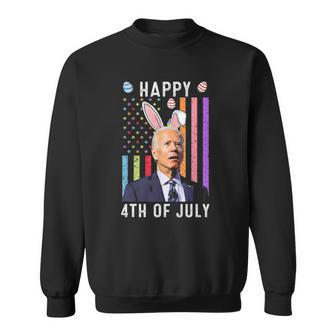 Happy 4Th Of July Confused Funny Joe Biden Happy Easter Day Sweatshirt | Mazezy