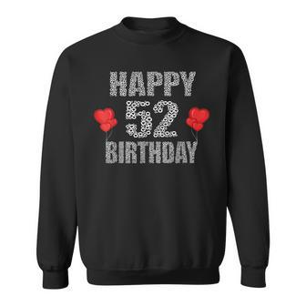 Happy 52Nd Birthday Idea For Mom And Dad 52 Years Old Sweatshirt - Seseable