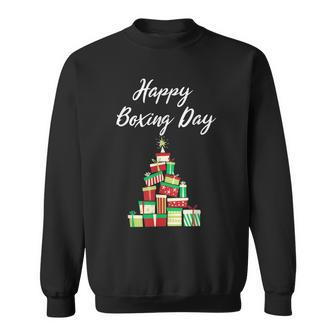 Happy Boxing Day With Christmas Boxes Sweatshirt - Thegiftio UK