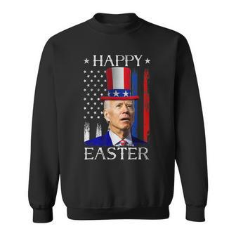 Happy Easter Joe Biden Confused 4Th Of July Independence Day Sweatshirt - Seseable