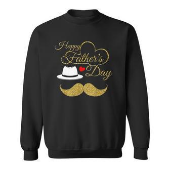 Happy Fathers Day Gold For Men Dad Love Sweatshirt | Mazezy