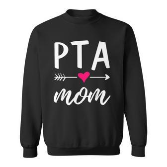 Heart Parent Teacher Association Heart Arrow Sweatshirt | Mazezy