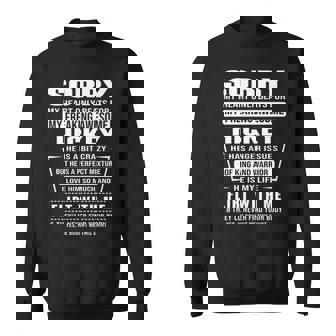 Hickey Name Gift Sorry My Heart Only Beats For Hickey Sweatshirt - Seseable