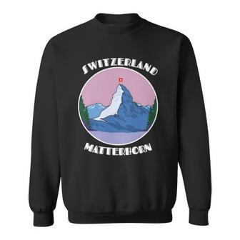 Hiking Matterhorn Switzerland Vacation Gift Sweatshirt | Mazezy