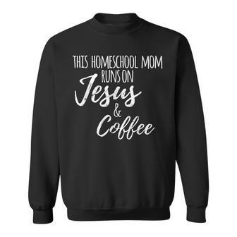Homeschool Mom Gift Coffee Homeschool Mom Sweatshirt - Thegiftio UK