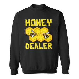 Honey Dealer Bee Honeycomb Beekeeping Beekeeper Apiarist Sweatshirt | Mazezy