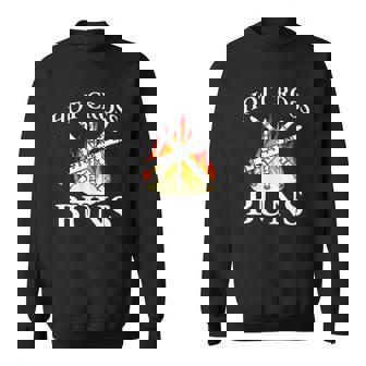 Hot Cross Buns Flutes On Fires Sweatshirt | Mazezy