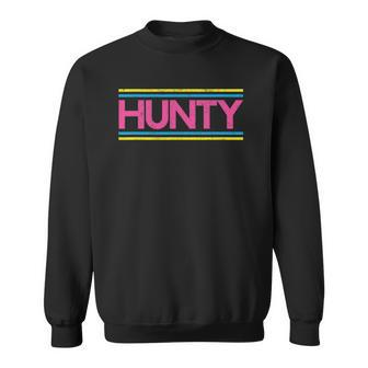 Hunty Drag Queen Vintage Retro Sweatshirt | Mazezy