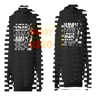 Husband Daddy Barber Hero V2 Sweatshirt - Thegiftio UK