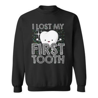 I Lost My First Tooth Baby Tooth Fairy Sweatshirt | Mazezy
