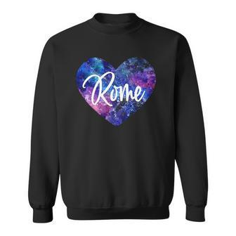 I Love Rome Italy For Women Sweatshirt | Mazezy