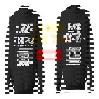 I Love The 70S Vintage Cassette Disco Music Funk & Retro Sweatshirt - Thegiftio
