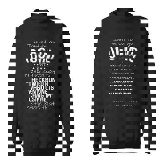 I Wanted To Go Jogging Funny Christian Sweatshirt | Mazezy