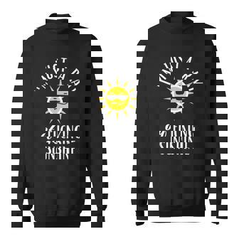 Im Just A Ray Of Fucking Sunshine Funny Sarcastic Sweatshirt | Mazezy