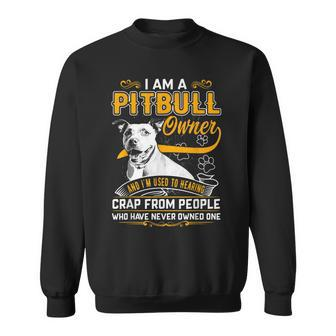 Im Pit-Bull Terrier Owner Dog Love-R Dad Mom Boy Girl Sweatshirt - Thegiftio UK