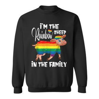Im The Rainbow Sheep In The Family Lgbtq Pride Sweatshirt - Seseable