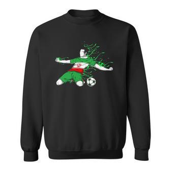 Iran Soccer Team Iranian National Flag Football Lover Gifts Sweatshirt | Mazezy