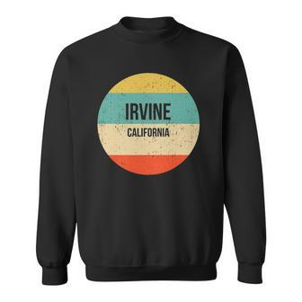 Irvine California Irvine Vintage Retro Sweatshirt | Mazezy