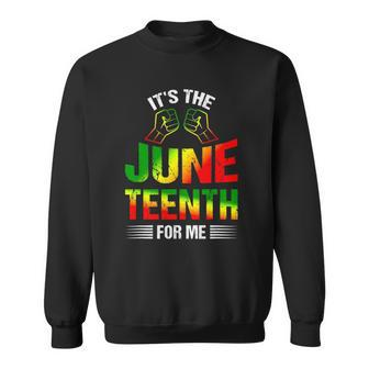 Its The Juneteenth For Me Free-Ish Since 1865 Independence Sweatshirt | Mazezy AU
