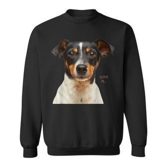 Jack Russell Terrier Mom Dad Women Men Kids Love Dog V2 Sweatshirt - Seseable