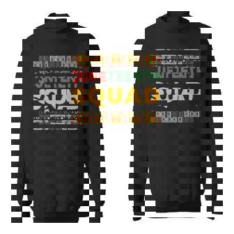 Junenth Squad Men Women & Kids Boys Girls & Toddler Sweatshirt | Mazezy