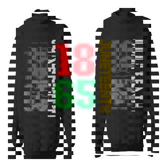 Juneteenth 1865 Black Pride Celebrating Black Freedom Sweatshirt - Thegiftio UK