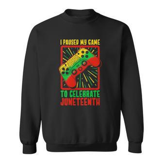 Juneteenth S For Men Juneteenth S Kids Boy Gamer Sweatshirt | Mazezy