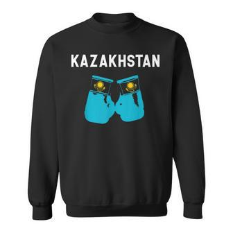 Kazakhstan Kazakh Boxer Boxing Gifts Sweatshirt - Seseable