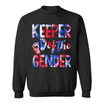 Keeper Of The Gender 4Th Of July Baby Gender Reveal Sweatshirt - Seseable