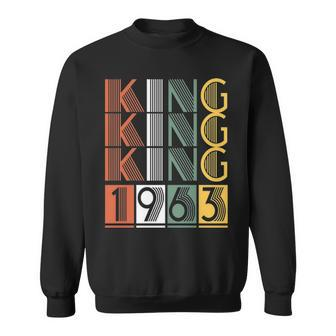 King 1963 Birthday Sweatshirt - Seseable