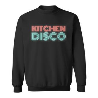 Kitchen Disco - 70S Disco Themed Vintage Retro Seventies Sweatshirt - Thegiftio UK
