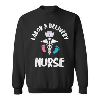 Labor & Delivery Nurse Newborn Nurse L&D Nurse Hospital Sweatshirt - Thegiftio UK