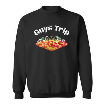 Las Vegas Guys Trip Graphic Design Souvenir Sweatshirt - Thegiftio UK