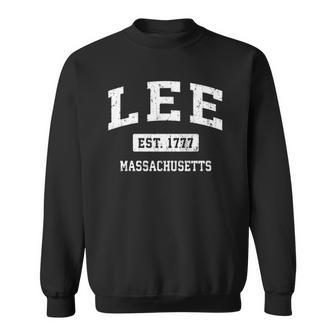 Lee Massachusetts Ma Vintage Sports Established Design Sweatshirt - Thegiftio UK
