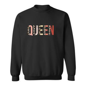 Leopard June Queen For Girls Born In June 2022 Birthday Sweatshirt | Mazezy