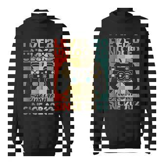 Level 20 Unlocked Awesome 2002 Video Game 20Th Birthday Boy Sweatshirt - Seseable