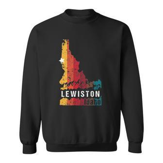 Lewiston Idaho Vintage Retro Souvenir Sweatshirt - Thegiftio UK