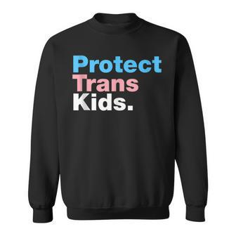 Lgbt Support Protect Trans Kid Lgbt Pride V2 Sweatshirt | Mazezy