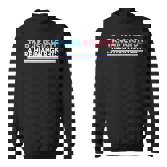 Lgbt Transgender Flag Trans Rights Are Human Rights Sweatshirt - Thegiftio