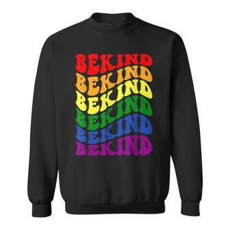 Lgbtq Be Kind - Be You Lgbt Ally Rainbow Pride Lgbtq Month Sweatshirt - Thegiftio UK