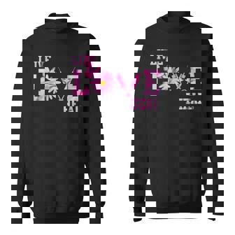 Live Love Heal Daisy Veterinarian Registered Nurse Syringe Sweatshirt - Thegiftio UK