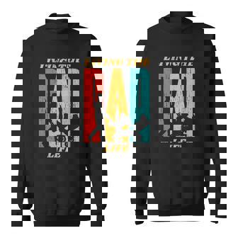 Living The Dad Life Retro Sweatshirt | Mazezy