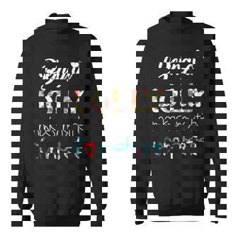 Lolly Grandma Gift Being A Lolly Makes My Life Complete Sweatshirt - Seseable