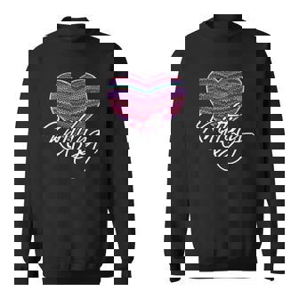 Love Knitting Heart Knitting Sweatshirt | Mazezy