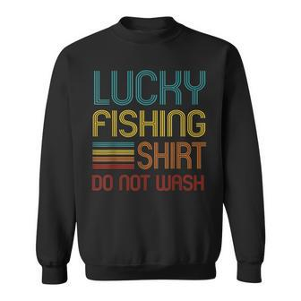Lucky Fishing Do Not Wash Vintage Fishermen Sweatshirt - Thegiftio UK
